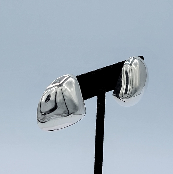 Tiffany & Co. Silver Earrings Clip On - Picture 2 of 16